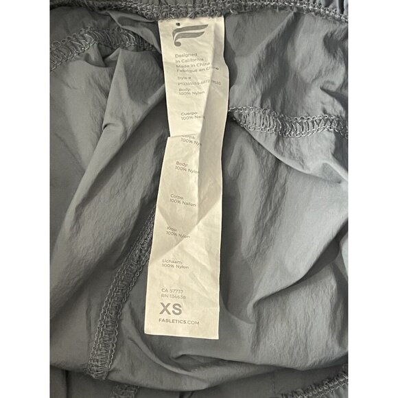 Fabletics Womens Ultra High-Waist Gray Nylon Jogger Track Pant Sz XS Lightweight - Picture 9 of 12
